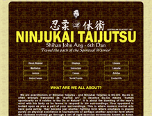 Tablet Screenshot of ninjukai.com.au